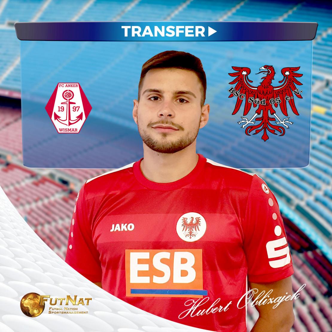 Hubert Oblizajek wechselt vom FC Anker Wismar zu Brandenburg SC S&uuml;d 05