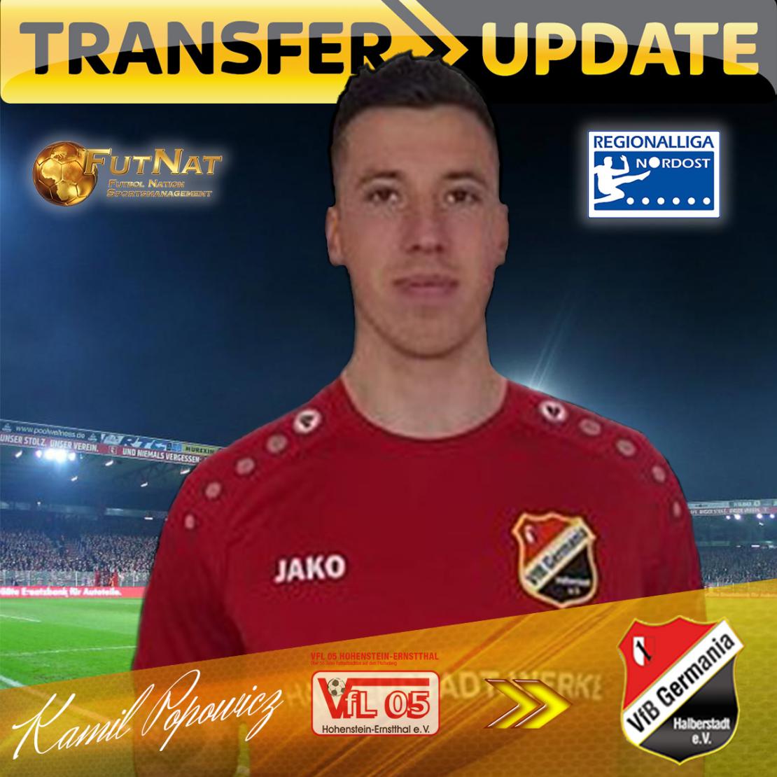 Kmail Popowicz dołącza do niemieckiej Regionalliga